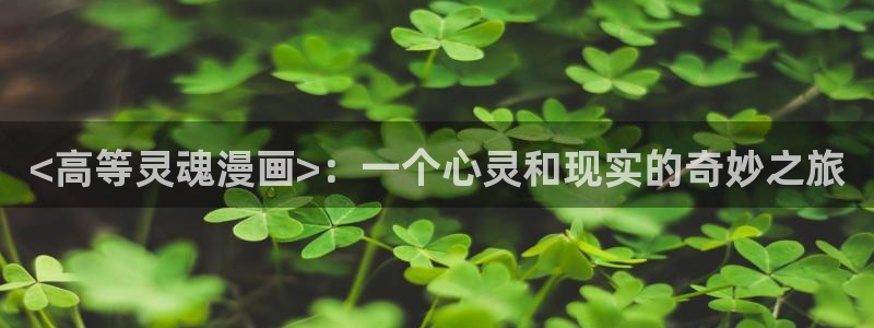 《汗汗漫画》：<高等灵魂漫画>：一个心灵和现实的奇妙之旅